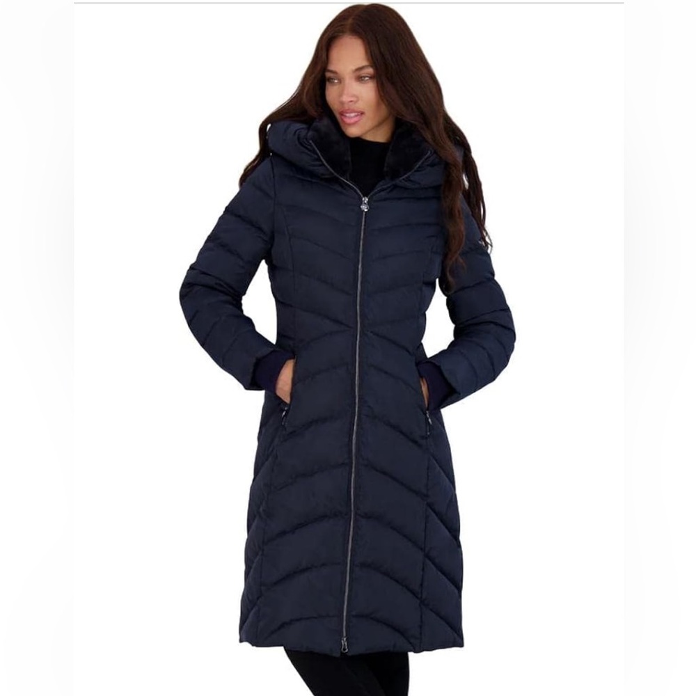 Laundry by Shelli Segal Long Quilted Puffer